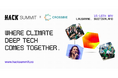 欧州最大級のクライメートテックカンファレンス「HackSummit 2025」Japan Pavilion出展企業6社の募集を開始
