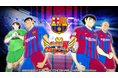 『キャプテン翼 ～たたかえドリームチーム～』全世界配信4周年！FCバルセロナ公式ユニフォームを着用した選手がゲーム内に登場