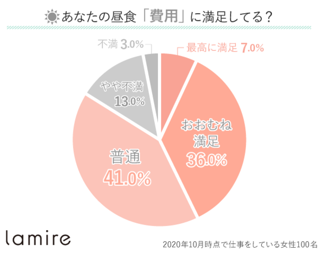 昼食の費用