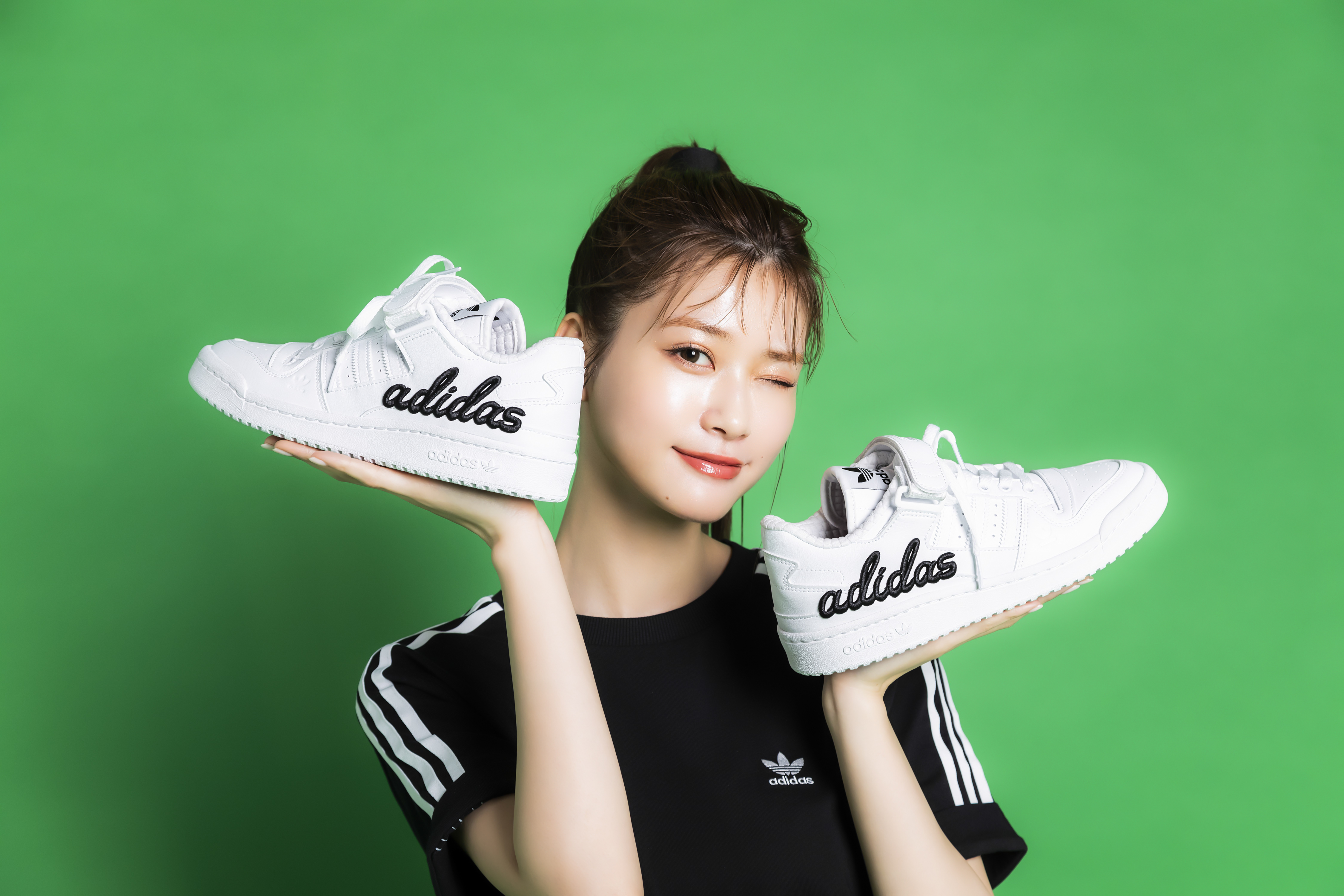 大人気ファッションモデル タレント めるる がデザイン監修 Adidas Originals For Atmos Forum Low Atmos Pinkにて4 29 木 から発売 Foot Locker Atmos Japan合同会社のプレスリリース