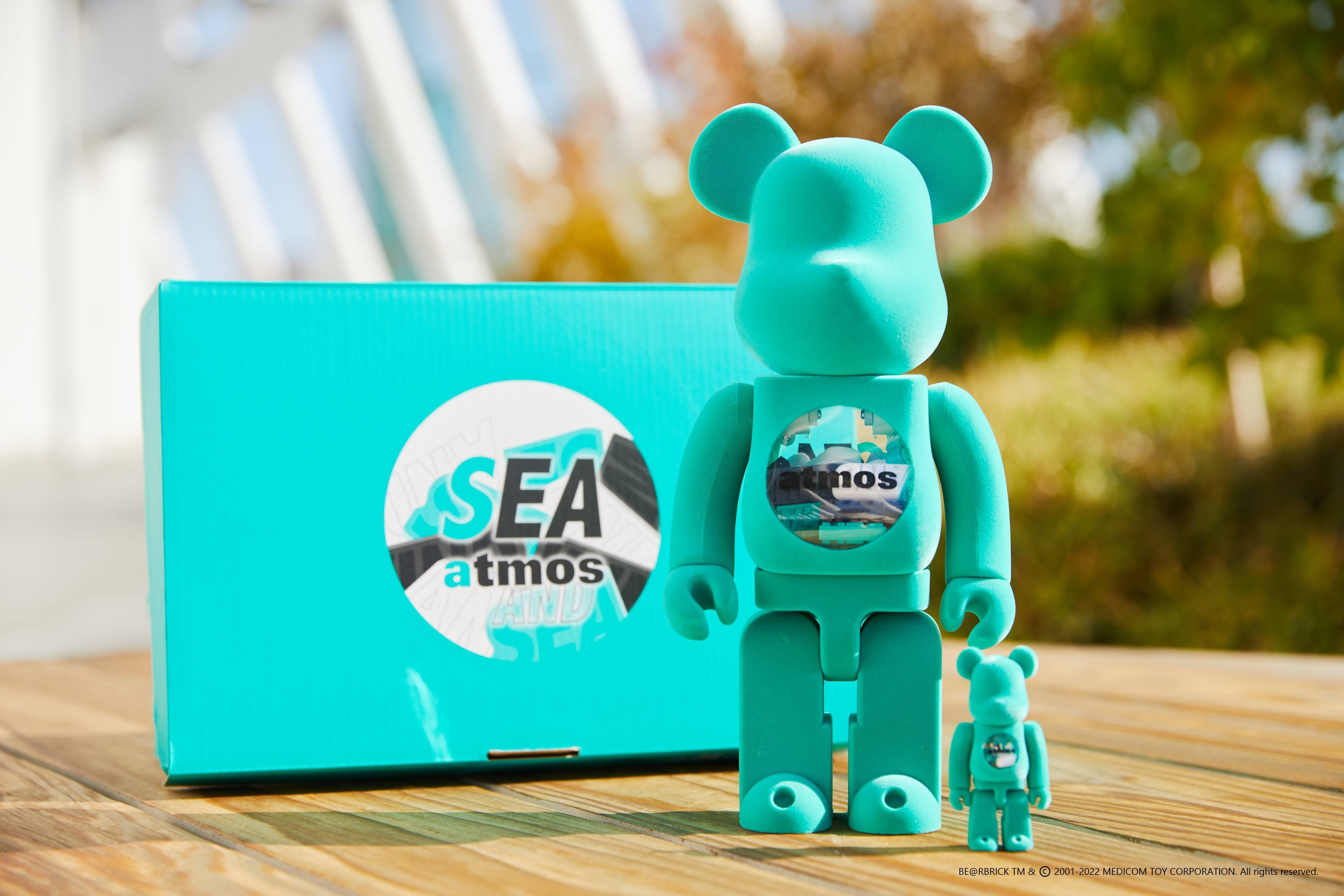 MEDICOM TOY BE@RBRICK atmos x WIND AND SEA TYPE-2 100% & 400