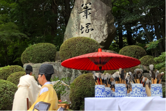 これまでの筆供養の様子