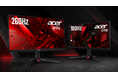 Acer、最大260Hz／180Hz対応のフルHDゲーミングモニター4機種を発売