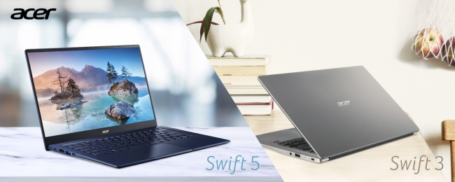 薄型軽量のコンパクトボディに高速無線通信や最新の第10 世代インテル Core I5 プロセッサーなどハイスペックな14 型ノートpc Swift 5 Swift 3 日本エイサー株式会社のプレスリリース