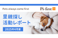 ペッツファーストグループ 里親探し活動レポート 2025年4月度