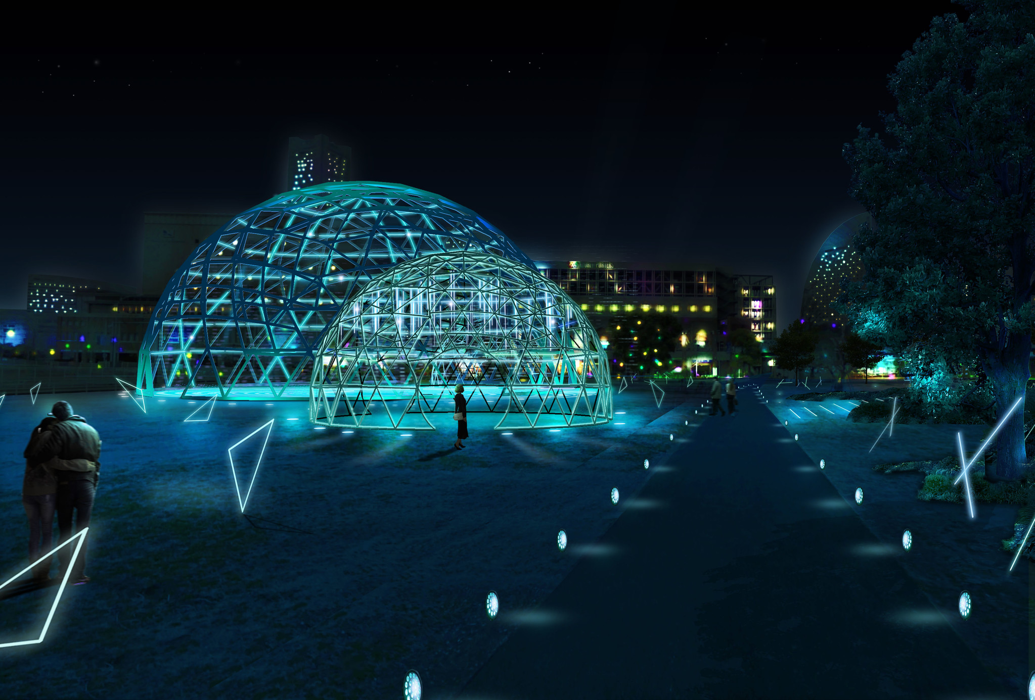 【2020年 横浜の最新イルミネーション情報】今年は光と音を体験⁉ 進化し続ける横浜のクリスマス！クリスマスの風物詩