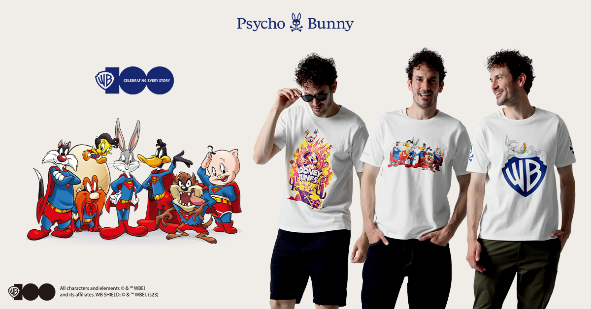 Psycho Bunny『LOONEY TUNES Collaboration』ワーナー