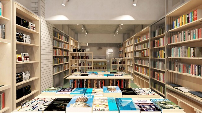 ▲「透明書店」イメージ ▲「透明書店」イメージ
