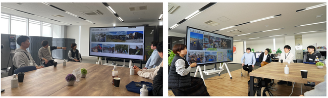 スモールビジネスオーナーたちと移住や福島暮らしについて話す参加者 スモールビジネスオーナーたちと移住や福島暮らしについて話す参加者