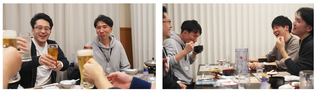 懇親会を楽しむ参加者の皆さん