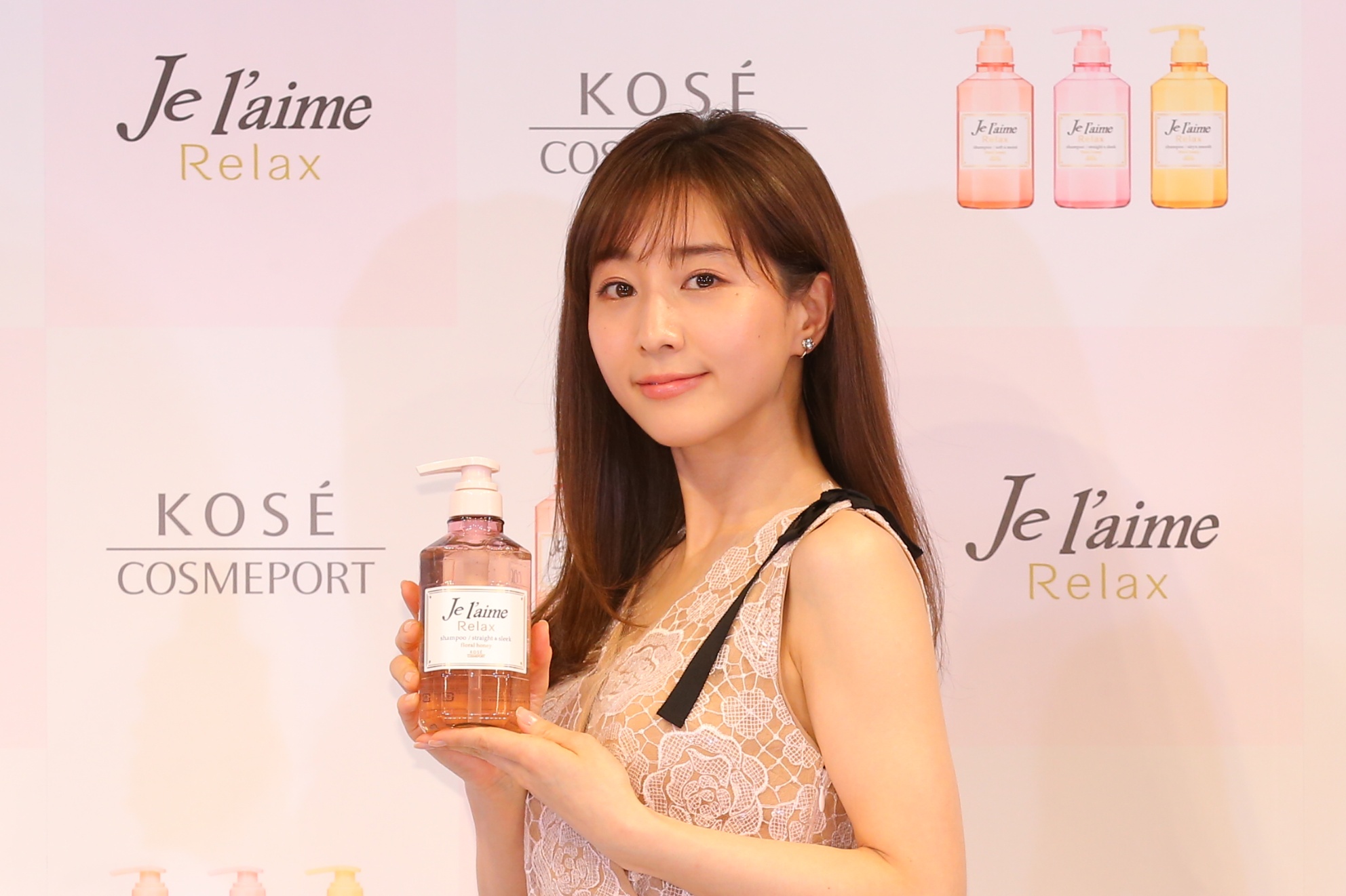 田中みな実さんが 田中みな実髪 のヒミツを大公開 Je L Aime Relax 新cm発表会 コーセーコスメポート株式会社のプレスリリース