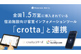 サイエンスアーツ、全国1.5万室に導入されている 宿泊施設向け客室インフォメーションツール「crotta」と連携〜宿泊業界のDXと業務効率化を推進〜