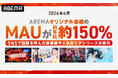 「ABEMA」オリジナル番組、2026年4月の月間視聴者数が前年比約150％へと伸長