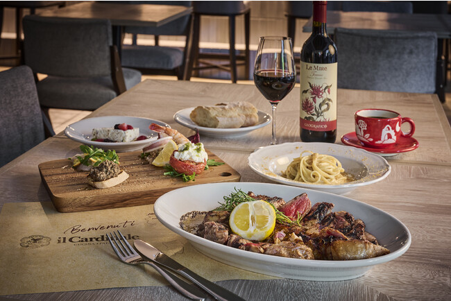 ▲フィレンツェ名物Tボーンステーキ「ビステッカ アッラ フィオレンティーナ」 が楽しめるディナーコース ▲フィレンツェ名物Tボーンステーキ「ビステッカ アッラ フィオレンティーナ」 が楽しめるディナーコース