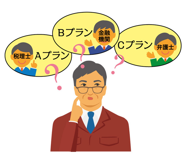 事業承継の頭を抱える経営者