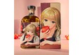 漫画家・大島永遠(おおしま とわ)氏 描きおろしラベルのカルヴァドスが限定発売。「香りを味わう」として大人の時間を彩る2本。