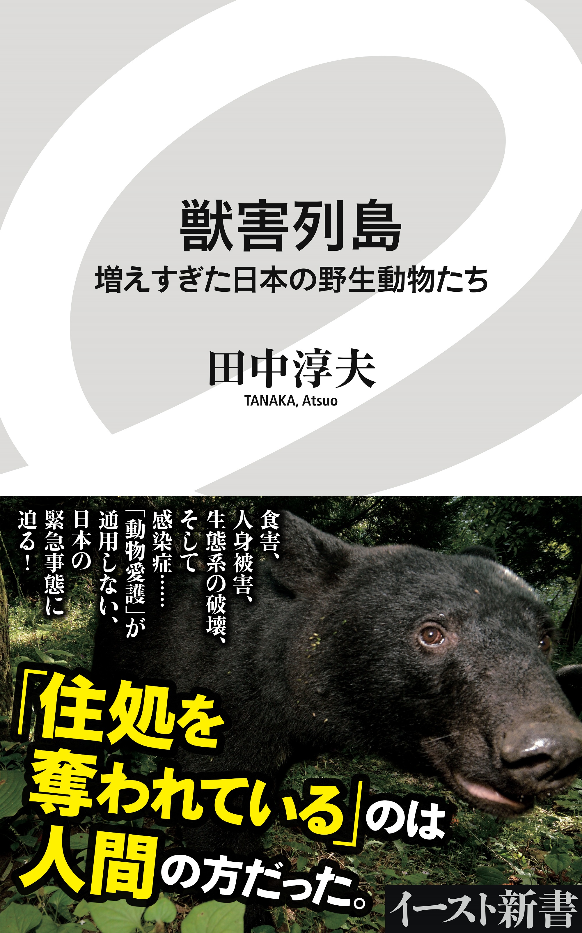 激増する日本の野生動物に迫る 獣害列島 刊行 住処を奪われている のは 人間の方だった 株式会社イースト プレスのプレスリリース