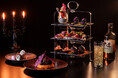 黒と紫に彩られた秋のハイティーを、ミステリアスに仕立てた「DATE High Tea -Black＆Purple-」【ウェスティンホテル仙台】