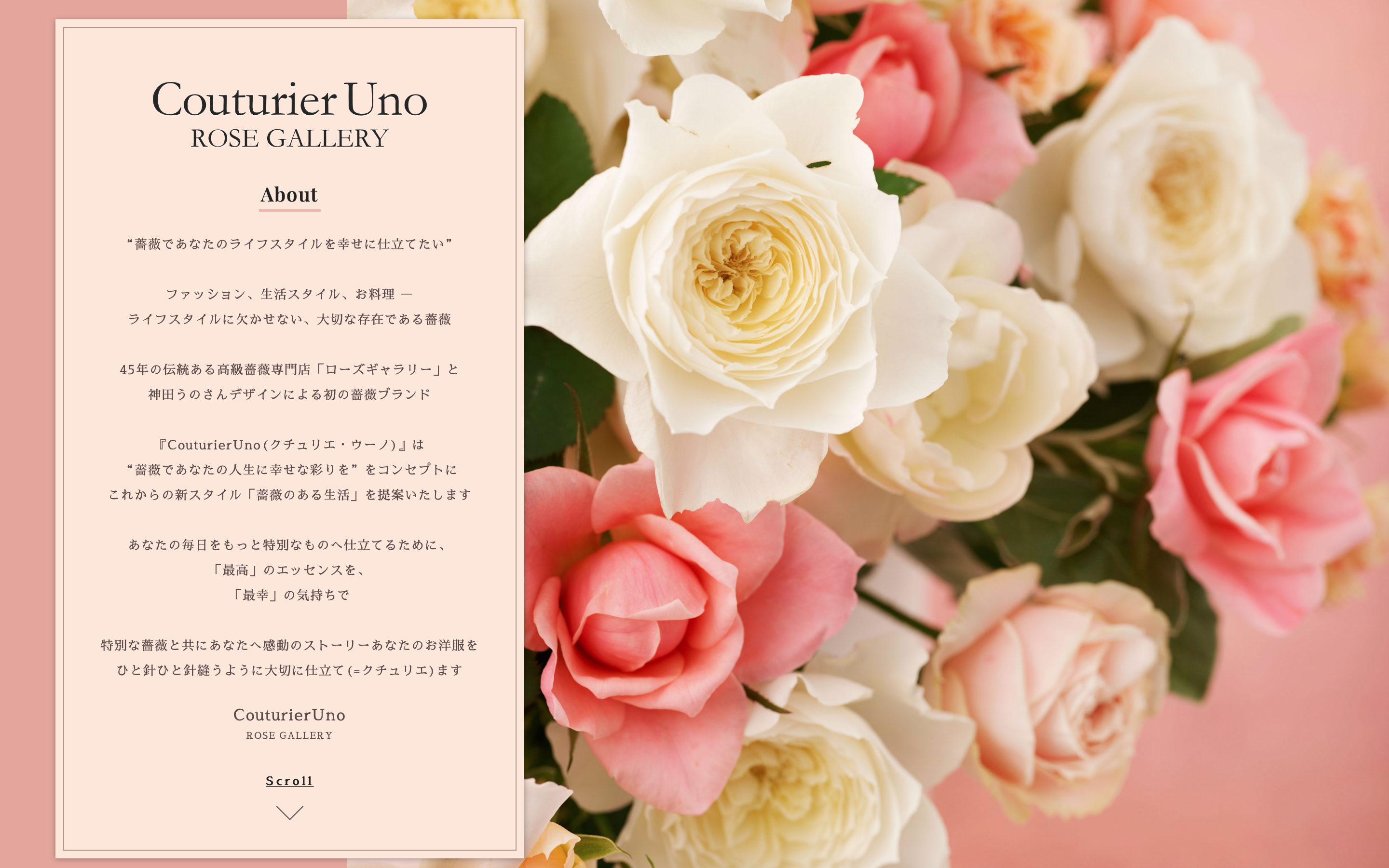神田うのさんプロデュース 初の薔薇ブランド Couturieruno クチュリエウーノ を今秋オンラインで販売開始 ジャパンフラワーグループ株式会社のプレスリリース