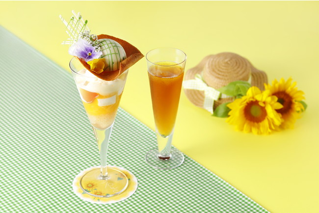 ひまわりの一目惚れ『プリンセスパフェ~桃のとりこ(ハート)』 ひまわりの一目惚れ『プリンセスパフェ~桃のとりこ(ハート)』