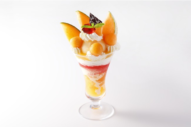 北海道産“富良野メロン”のパフェ 北海道産“富良野メロン”のパフェ