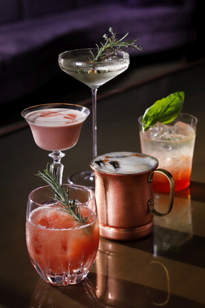 ~温故知新フェア~期間中、全5種類の美しいカクテルが登場します。 ~温故知新フェア~期間中、全5種類の美しいカクテルが登場します。