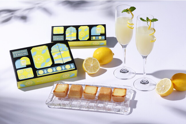 まろやかな酸味と香り高くジューシーな瀬戸内産レモンのフレーバーの『夏のチーズケーキ（レモン）』。