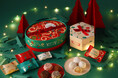 資生堂パーラーがお届けするクリスマス ヒイラギと唐草模様の『クリスマススイーツ』と『ブール ド ネージュ』