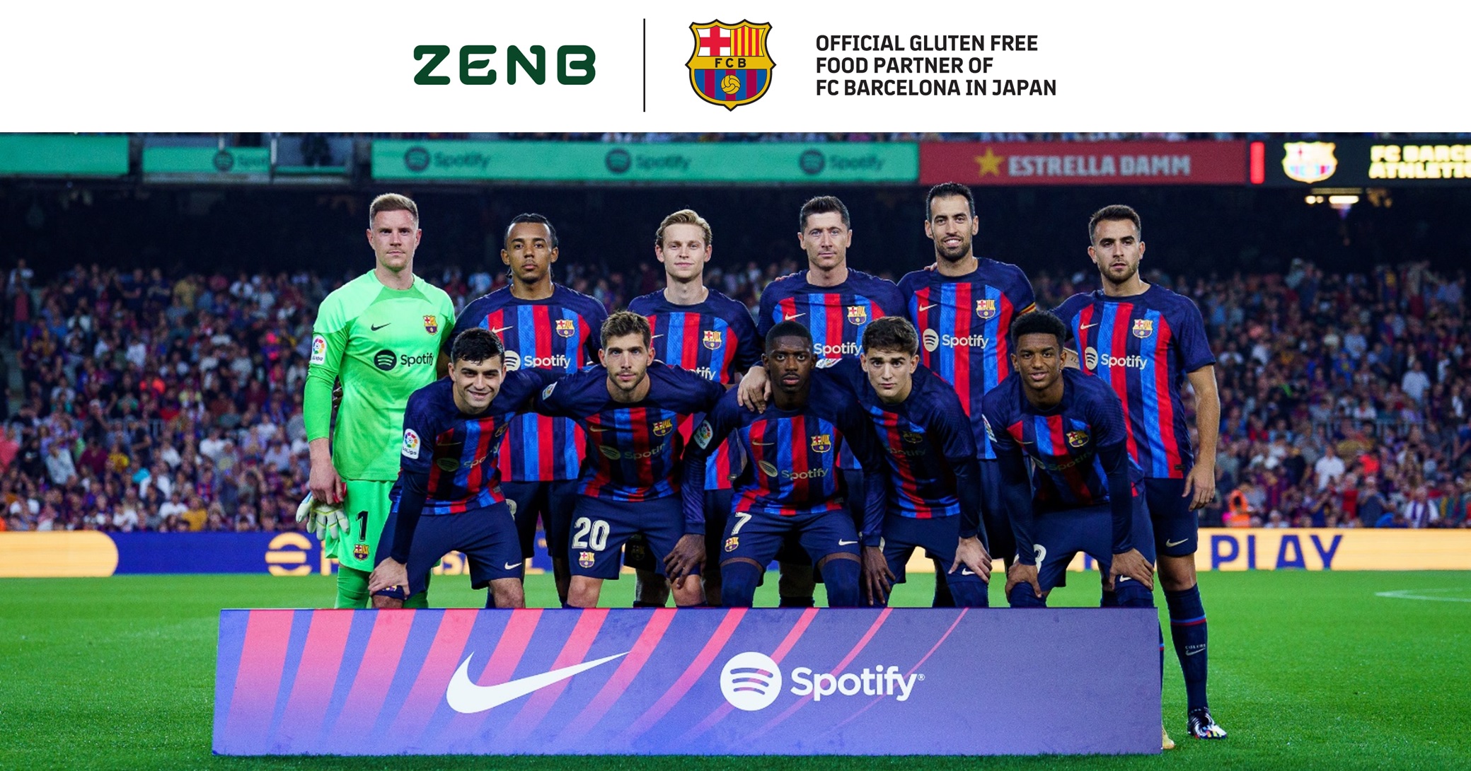 Zenb Fcバルセロナとクラブ初の公式グルテンフリーフードパートナーとして契約合意 株式会社mizkan Holdingsのプレスリリース