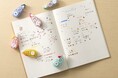 毎日の手帳時間をもっと楽しく！　■ デコレーションテープ「デコラッシュ＜限定＞手帳日和」6柄　■「＜限定＞mizutamaデザイン 手帳ポーチ（デコレーションアイテムセット）」3種類 ～同時発売～
