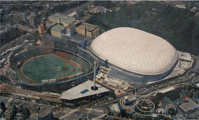 後楽園スタジアムと東京ドーム（1987年）