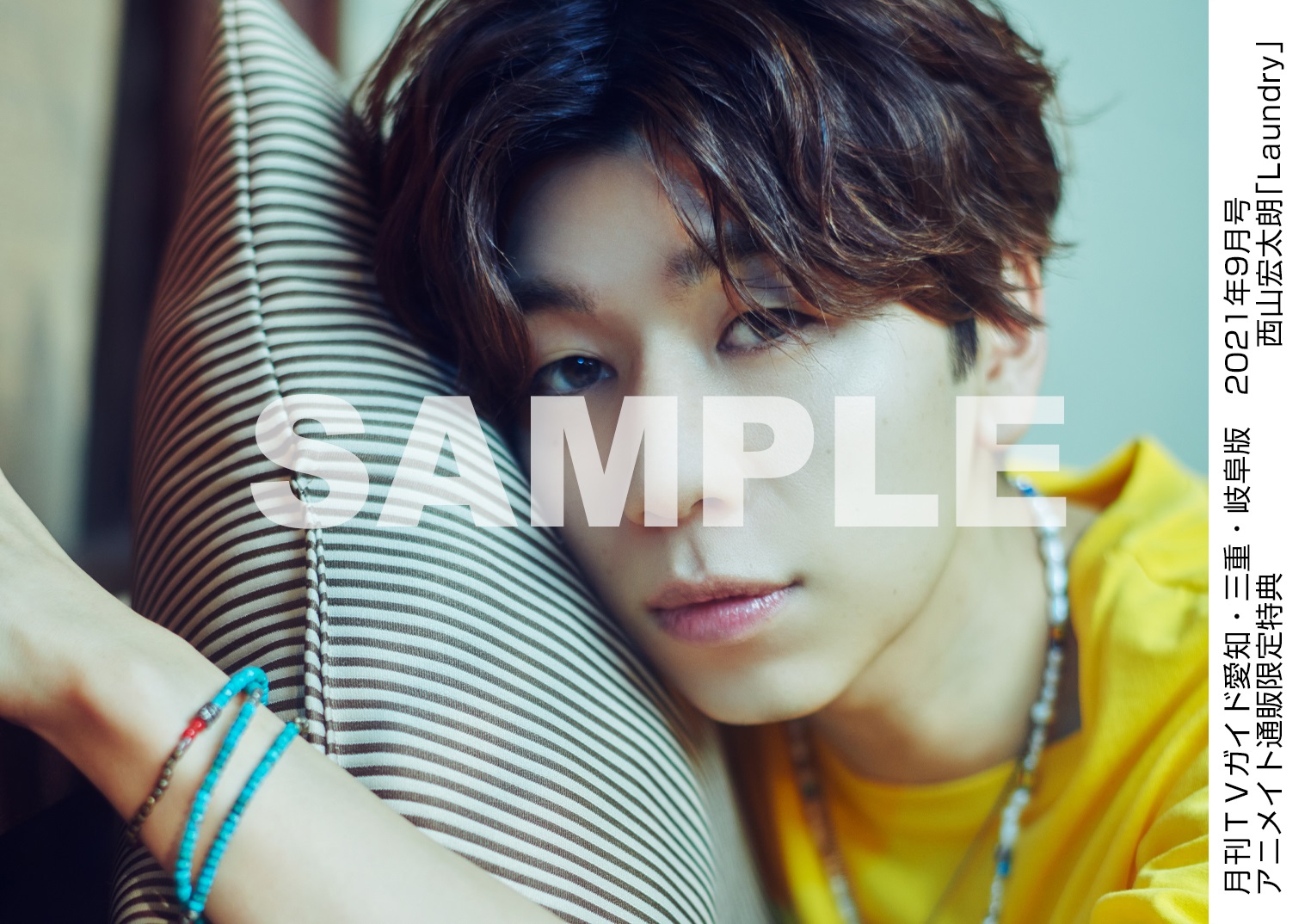 西山宏太朗が 月刊tvガイド9月号 の撮影でセルフプロデュース 購入者特典の生写真全6種の絵柄も解禁 株式会社東京ニュース通信社のプレスリリース