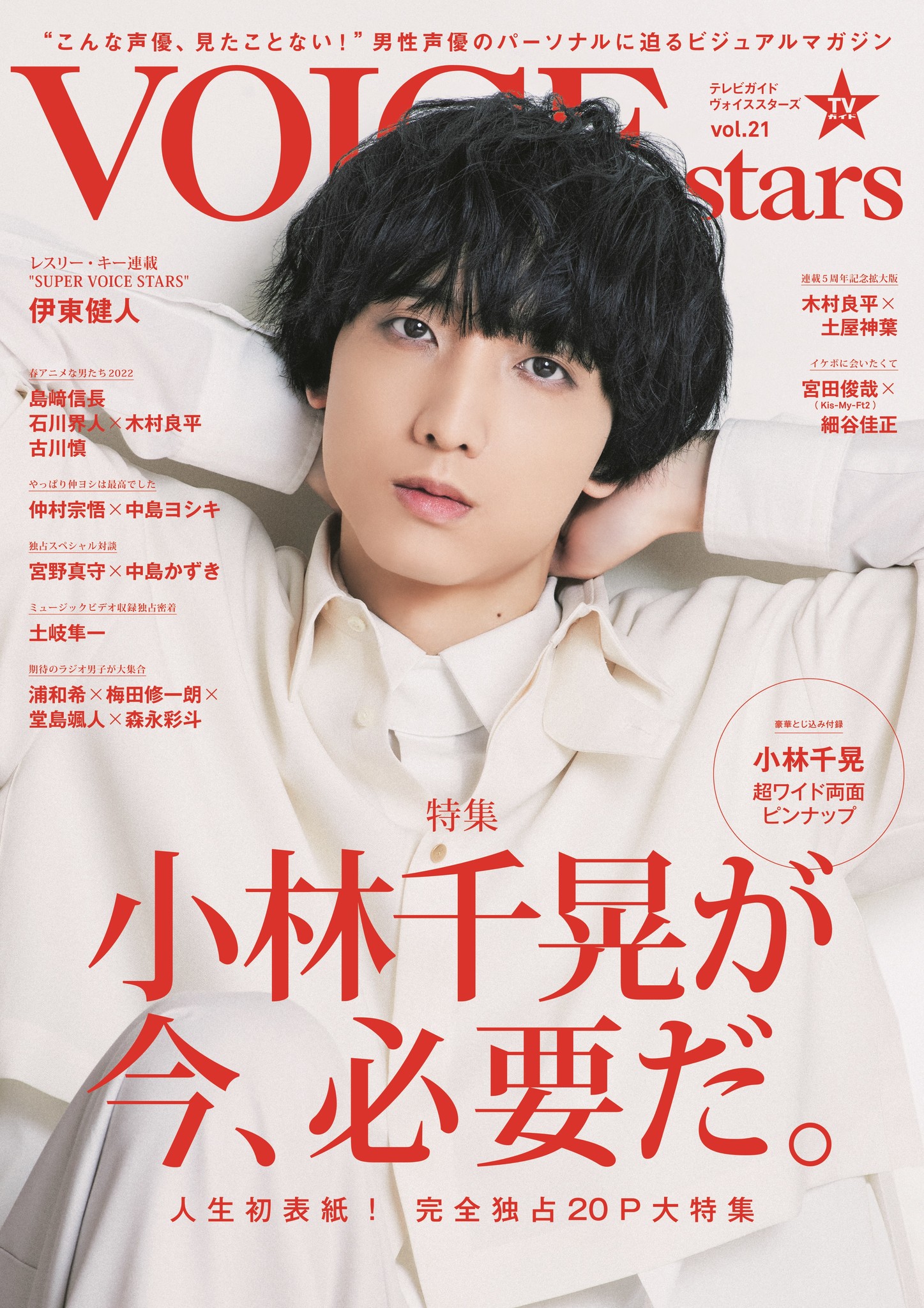 TVガイド VOICEstars vol.21 小林千晃 特典 ポストカード