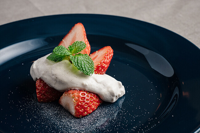 苺のマッシュルームロマノフ