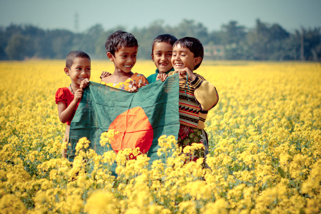 バングラデシュの子供たち