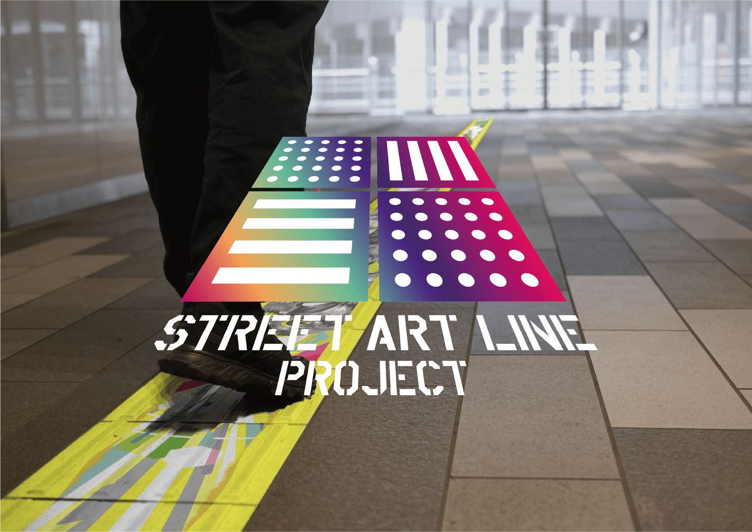 点字ブロックで道をつなごう アートで視覚障碍者の新たな道をつくる Street Art Line Project を開始 Hytekのプレスリリース