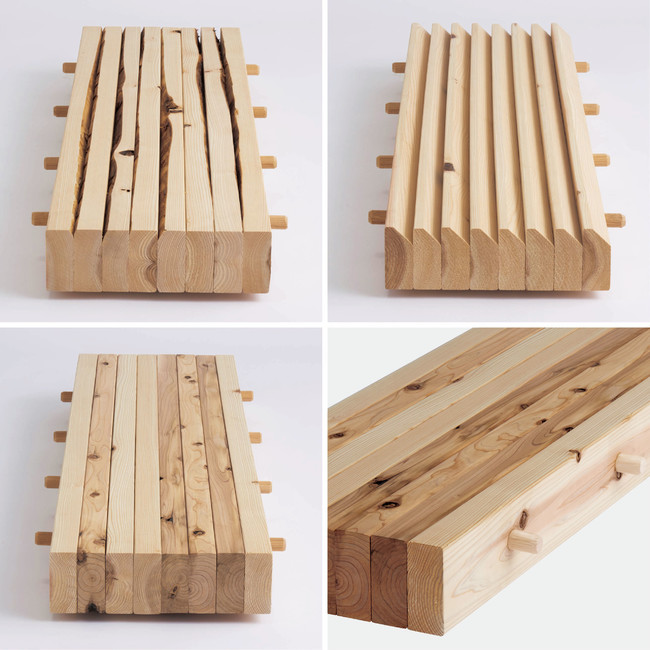 DLTパネル（木材100％・接着剤不使用の新木質素材）