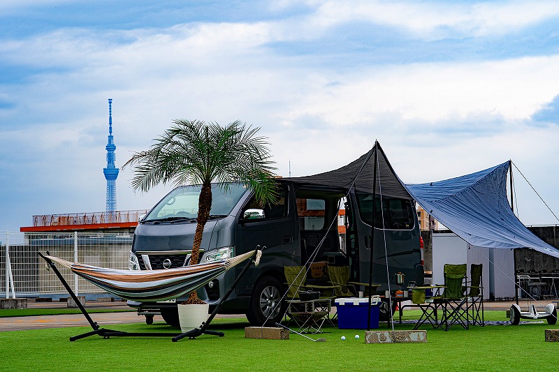 都内初 屋上 オートdayキャンプ場 4月29日オープン アビロージャパン株式会社のプレスリリース