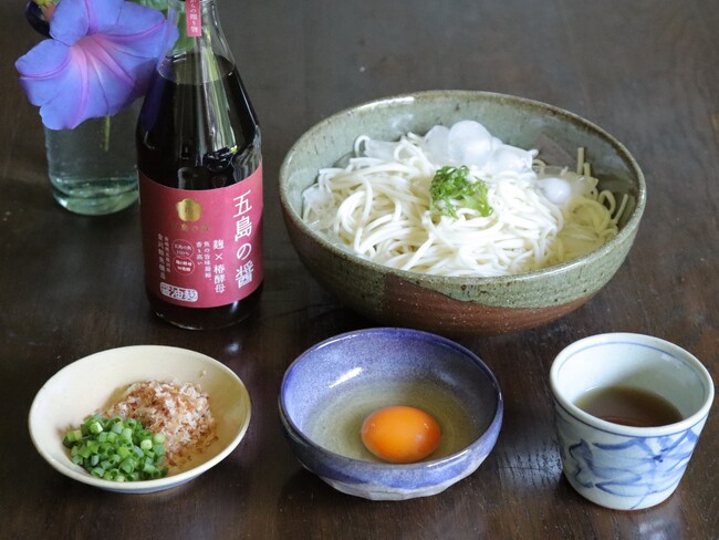 五島列島の名産、五島うどんと合わせるのもおすすめです。