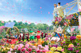 関東最大級のバラのテーマパーク1年で最もバラが咲き誇る　「トップ オブ ピーク」到来春イベント『パレット オブ カーニバル』開催