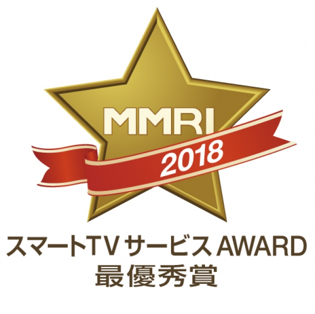 図2：スマートTVサービスAWARD2018　ロゴマーク