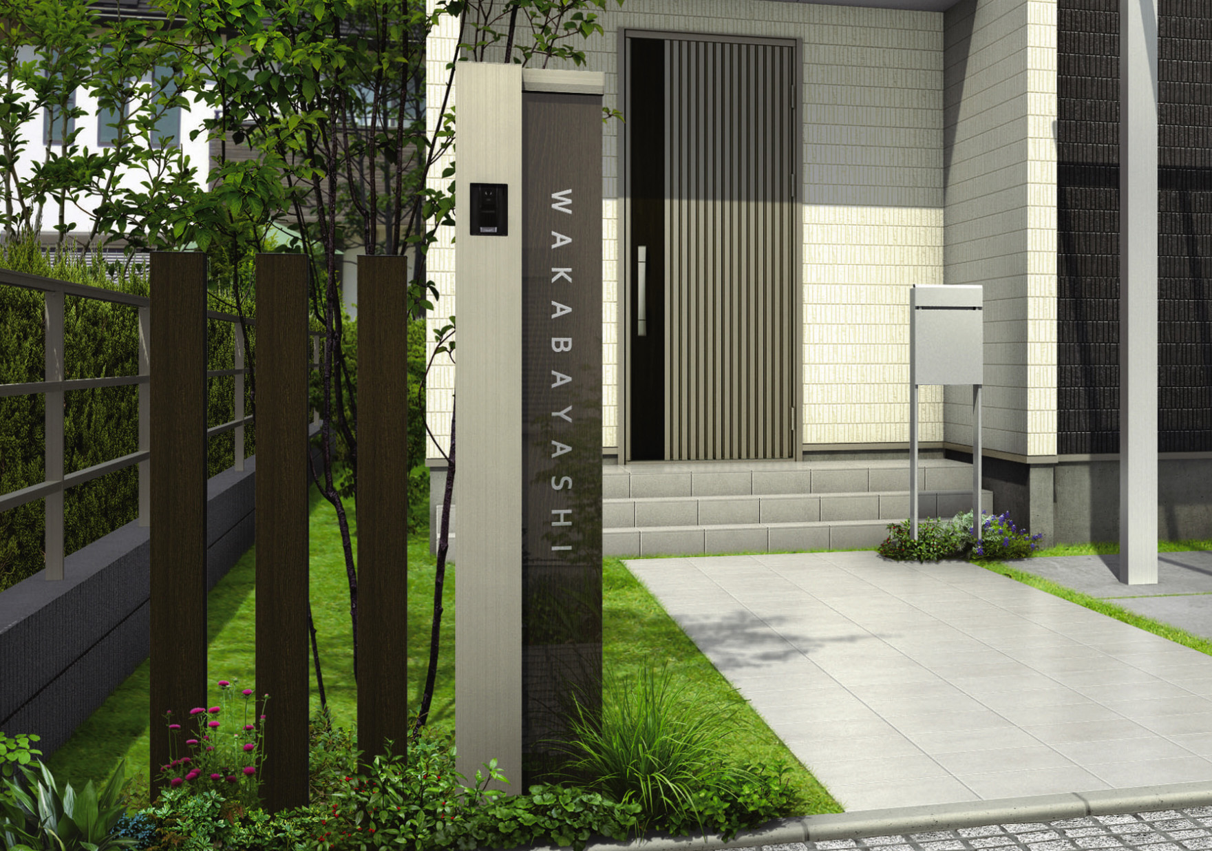 外構のスタンダード ルシアス シリーズ商品ラインアップ強化 新たな玄関アプローチ提案商品などでさまざまな外構シーンを演出 Ykk Ap株式会社のプレスリリース