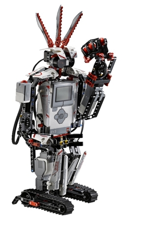 EV3RSTORMレゴ®マインドストームロボットのリーダー。ブラスティングバズーカとスピニングトライブレードを搭載し、卓越した知能と戦闘能力を持っています。 