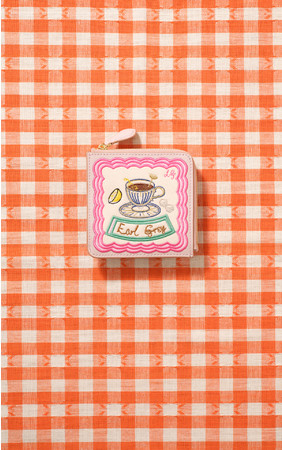 EARL GREY SQUARE COIN PURSE （ブラッシュ）￥13,000