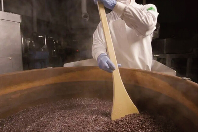 餡を作っている様子