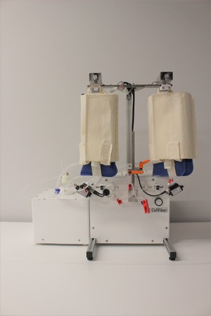細胞カプセル化装置の試作機。本装置をベースに、今回採択されたSTS事業にてGMP対応装置の開発を行う。