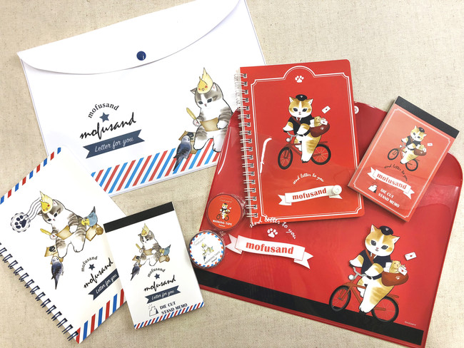 ぢゅの の猫イラストを使用した もふにゃんこ文具 が郵便局にて販売開始 フタバ株式会社のプレスリリース