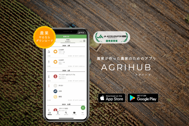 個人農家向け栽培管理アプリ Agrihub がja全農 Z Gis へ向けたサービスを開始 株式会社agrihubのプレスリリース