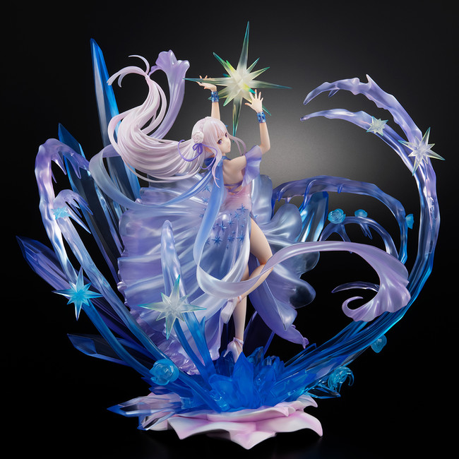 単品配送  Ver. Dress Crystal エミリア Re:ゼロから始める異世界生活 キャラクターグッズ