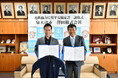 澤田株式会社、泉大津市と官民連携で天然素材ニット制服の共同開発をスタート-制服(ニット)寄贈式のご案内